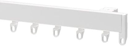 Swish Supreme Glide Aluminium Curtain Track Set, White, 300 Cm