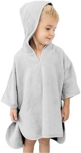 Natemia Poncho Towels for Kids - Toddler Towel Poncho, Organic Baby Bath Towel with Hood for Newborn Boys and Girls, Kids Towel Poncho, Hooded Baby Towels, Baby Essentials, Made in Turkey