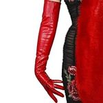 DooWay Red Leather Gloves 24" Long 