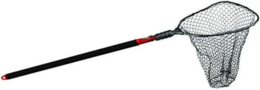 Ego S2 Slider Fishing Net, Ultimate Fishermen’s Tool Telescoping Handle, Replaceable Head, Salt & Freshwater, 19-21" Handle, 48x108 Inch Hoop