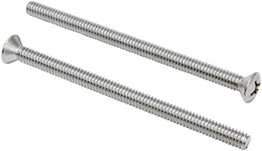 Bolt Dropper 1/4''-20 X 4-1/2'' Phillips Oval Head Machine Screw, (25 Pack), 18-8 (304) Commercial Grade Corrosion Resistant Steel, Toggle Bolts