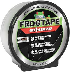 FrogTape Advanced Painters Tape 2 Inch Wide (1.88-Inch x 45-Yard) with PAINTBLOCK, 1 Roll, Ultra Premium, Multi-Surface