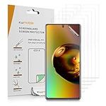 kwmobile Screen Protectors Compatible with Google Pixel 6a Screen Protector - 6x Ultra-Clear Transparent Phone Films