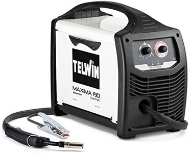 Telwin Maxima 190 Synergic Drahtschweißgerät MIG-MAG/FLUX/BRAZING mit Invertertechnik, 230 V, Maxima 190, Weiss