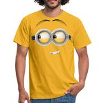 Spreadshirt Minions Dave Face Costume Men's T-Shirt, M, Yellow