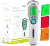 bblüv Termö - 4-in-1 Infrared Digital Thermometer for Kids and Adults, Forehead and Room Temperature Measurement, Fever Alert