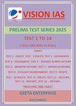 Vision Ias Upsc Prelim Test Series 2025 Test 1to14 Photocopy