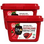 SAJO HAEPYO Korean Hot Pepper Chilli Paste HALAL Gochujang 500g (Pack of 2)