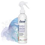 Dew Baby Cleansing Water: 100% Natural Antibacterial Baby Sanitiser Spray | Hypoallergenic Sterilising of Hand, Bum, Face, Dummy & Safe if Ingested Cleans Skin Before Applying Nappy Rash Cream