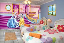 999STORE 3D Disney Princess wllpaper (Non-Woven_12x9 Feet_Pink)