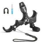 SHARROW Archery Compound Bow Release Aids 3 or 4 Fingers Bow Release Thumb Trigger Automatic Close Caliper Release with Metal D-loop for Hunting