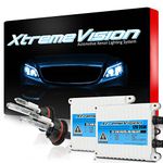 XtremeVision 9004 10K 35W AC Xenon Bundle - Xenon Headlight Bulb with Slim AC Ballast - HB1, 10000K Dark Blue - Xenon Bulbs - 1 Pair