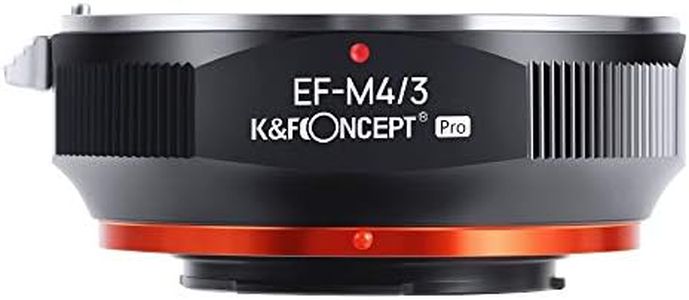 K&F Concept Lens Adapter Compatible for Canon EOS (EF/EF-S) D/SLR Lens to Micro Four Thirds (MFT, M4/3) Mount Mirrorless Camera Body with Matting Varnish Design