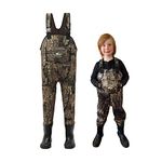 8 Fans Kids Chest Waders with Boots,Neoprene Waterproof Youth Waders Insulated Toddler Hunting & Fishing Waders for Kids Boys Girls Size 3T