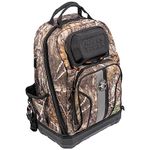 Klein Tools 62800BPCAMO Backpack Tool Bag, Tradesman Pro Extra-Large 40-Pocket Jobsite Camo Tool Backpack with Molded Bottom, Charging Port