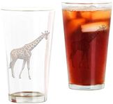 CafePress Giraffe Pint Glass, 16 oz