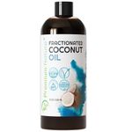 Fractionated Coconut Oil - 100% Pure Cosmetic Grade Oil – Lightweight, Odorless Liquid Coconut Oil for Skin, Hair, Massage & DIY Beauty, 236 ml