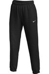 Nike Womens Fleece Jogger Sweatpants (Black, Medium)