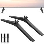 TV Base Stand for LG TV Legs, Only for 70UP8070 70UQ7070 70UQ7590 75UP8070 75UQ7590 86UQ7590 86UQ8000 70UQ8000 75UQ8000 75NANO90UNA 82UP8770 86UP8770 86UQ7070 86NANO90UNA MAM660025 with Screws, Black