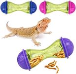 ALI2 Bearded Dragon Feeder Toy (3pcs), Reptile Interactive Toy for Lizard, Gecko and Small Animals