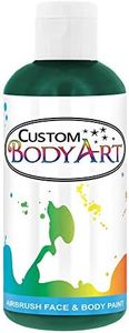 Custom Body Art 8-ounce Green Water Based Airbrush Body Art & Face Paint