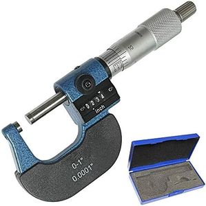 Anytime Tools 1" Digital Outside Micrometer Digit Counter Carbide Tips 0.0001"