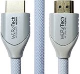 WiRoTech White HDMI Cable 4K Ultra HD (25 Feet, White)