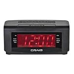 Craig LED Alarm Clock with AM/FM Ra