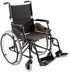 Karman Healthcare Wheelchair with Quick Release, Wheels, Black, 24 Pound