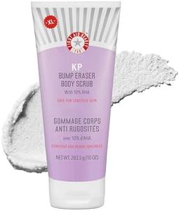 First Aid Beauty - KP Bump Eraser Body Scrub with 10% AHA, Keratosis Pilaris Skin Exfoliater with Glycolic and Lactic acids, Helps Reduce Chicken Skin Bumps, Safe for Sensitive Skin, 10 oz