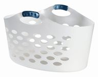Rubbermaid 2601 Laundry Basket, 24.7" X 16.6" X 14.5", White