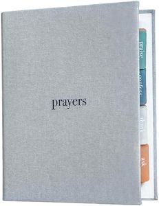 Coffee & Bible Time Prayer Journal for Women & Men, Refillable Binder with Ideas & Prompts, Praise, Confess, Thank & Ask God, 12 Tabs, 4 Pocket Folders & 50 Printed Pages, 7.25" x 9.25"