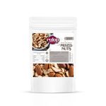 Rulop Mix Nuts 1kg: Raw & Unsalted Cashews, Almonds, Walnuts, Brazil Nuts - Nutritious Vegan, Keto, Vegetarian Snack Mix, Bulk Diet Treat & Wholesome Gift Choice