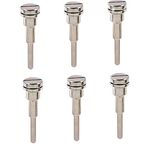 DIY Crafts Silver, Pack of 4 Pcs, Shank Arbor Cut-Off Wheel HSS Mandrel Holder Fit DIY Tools (Silver, Pack of 4 Pcs)