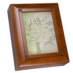 Cottage Garden in Memory Family Tree Woodgrain Remembrance Keepsake Box