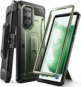 SUPCASE Unicorn Beetle Pro Series Case Designed for Samsung Galaxy S22 Ultra 5G (2022 Release), Full-Body Dual Layer Rugged Holster & Kickstand Case Without Built-in Screen Protector (Guldan)