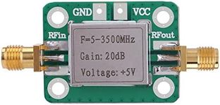 Ham Radio Module, RF Amplifier LNA 5-3500MHz 20dB Gain Broadband Low Noise Filter Module with Shielding Shell, Amplifiers