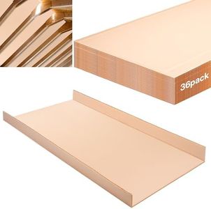 Chonway 36 Pack 16in Baffles for Attic Insulation Baffles Attic Rafter Vent Baffles Attic Vent Channel Rafter Bays with 2" Air Channel, Attic Cover for Ceiling Roof Ventilation, Beige