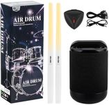 Virtual Air Drum Set,Electric Air Drum Sticks Kit,Drum Sticks & Pedals & Bluetooth Adapter Speaker,electric drum set for kids Beginners Adults