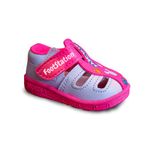 FootStation Chu-Chu Sound Musical First Walking Cozy Sandals for Baby Boys and Baby Girls Age 9-22 Months (Pink, 15_Months)