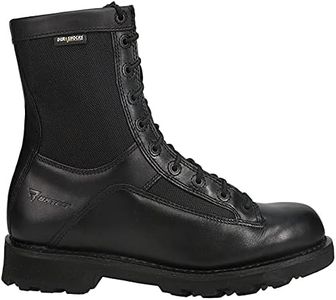 Bates Men's Core DuraShocks Work Boot, Black Side Zipper, 9 X-Wide