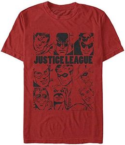 WARNER BROS Men's T-Shirt, Red, Medium