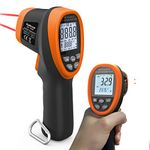 Infrared Thermometer IR Temp Gun, Kethvoz Industrial Laser Pyrometer KE-1500 Measure Temperature -50°C~1500°C (-58°F~2732°F) for Kitchen Food Cooking Pizza Oven Freezer(Not for Human)