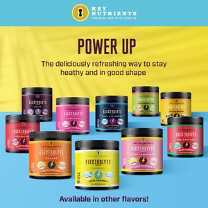 Key Nutrients Electrolyte Powder – Lemonade Flavor Drink Mix
