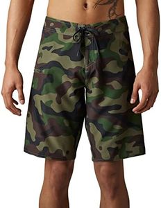 Fox Racing Men's Standard Overhead Stretch Boardshort 21", Green CAMO, 31