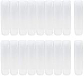 Nydotd 18 Pack Travel Size Plastic Squeeze Bottles for Liquids, 30ml/1Oz TSA Approved Travel Bottles Makeup Toiletry Cosmetic Containers Leak-Proof Travel Containers with Flip Caps Refillable