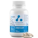ATP LAB - Syner Sleep 60 Capsules 60-Day Supply - Calm and Sleep Support Supplement - Promote Relaxation and Insomnia Relief - Non-GMO and Gluten-Free