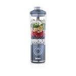 Ninja Blast Max Portable Blender, 570ml, Rechargeable Battery, Blending Cup & Leak-proof Lid, 3x Blend Functions, Makes Smoothies, Protein Shakes, Blends Ice & Frozen Fruit, Navy BC251EUNV