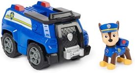 PAW Patrol, Chase’s Patrol Cruiser, Toy Car with Collectible Action Figure, Sustainably Minded Kids Toys for Boys & Girls Ages 3 and Up