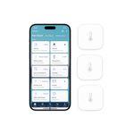 Aqara Temperature and Humidity Sensor Kit - 3pcs (Aqara Hub is Required), Zigbee, Home Automation, Wireless Thermometer Hygrometer, Compatible with Apple HomeKit, Alexa, Works with IFTTT